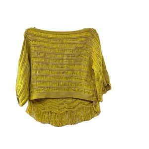 Women’s Yellow Boho Crop Top